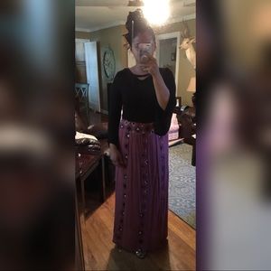 O’Neil high waisted maxi skirt size medium